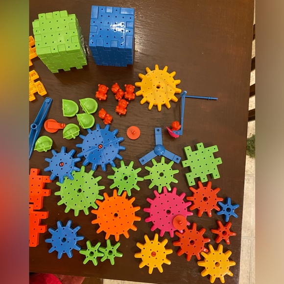 Funny Bricks moving Gears Bricks, Kids Puzzles, - Picture 4 of 8